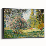 Impressionist Landscape - The Parc Monceau by Claude Monet Print