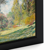 Impressionist Landscape - The Parc Monceau by Claude Monet Print