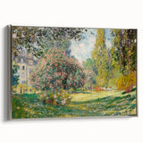 Impressionist Landscape - The Parc Monceau by Claude Monet Print