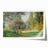 Impressionist Landscape - The Parc Monceau by Claude Monet Print