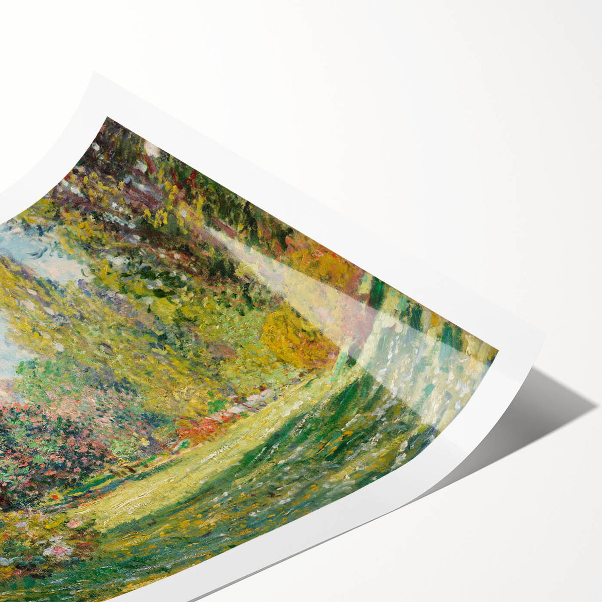 Impressionist Landscape - The Parc Monceau by Claude Monet Print