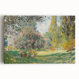 Impressionist Landscape - The Parc Monceau by Claude Monet Print