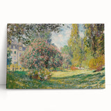 Impressionist Landscape - The Parc Monceau by Claude Monet Print