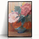 Modern Wall Art - Vibrant Floral Still Life of Tulips and Peonies for Decor