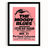 The Moody Blues Retro Concert Poster – Vintage 80s Music Art