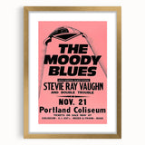 The Moody Blues Retro Concert Poster – Vintage 80s Music Art