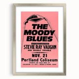 The Moody Blues Retro Concert Poster – Vintage 80s Music Art