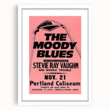 The Moody Blues Retro Concert Poster – Vintage 80s Music Art
