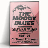The Moody Blues Retro Concert Poster – Vintage 80s Music Art