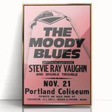 The Moody Blues Retro Concert Poster – Vintage 80s Music Art