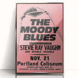 The Moody Blues Retro Concert Poster – Vintage 80s Music Art