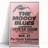 The Moody Blues Retro Concert Poster – Vintage 80s Music Art