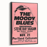 The Moody Blues Retro Concert Poster – Vintage 80s Music Art