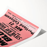 The Moody Blues Retro Concert Poster – Vintage 80s Music Art