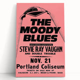 The Moody Blues Retro Concert Poster – Vintage 80s Music Art