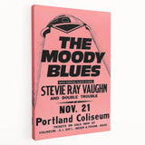 The Moody Blues Retro Concert Poster – Vintage 80s Music Art