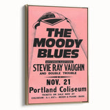 The Moody Blues Retro Concert Poster – Vintage 80s Music Art