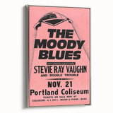 The Moody Blues Retro Concert Poster – Vintage 80s Music Art