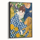 Realistic Wall Art - Women with a Dog by Pierre Bonnard - Multicolor Art Print