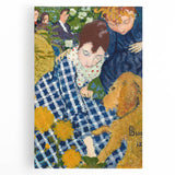 Realistic Wall Art - Women with a Dog by Pierre Bonnard - Multicolor Art Print