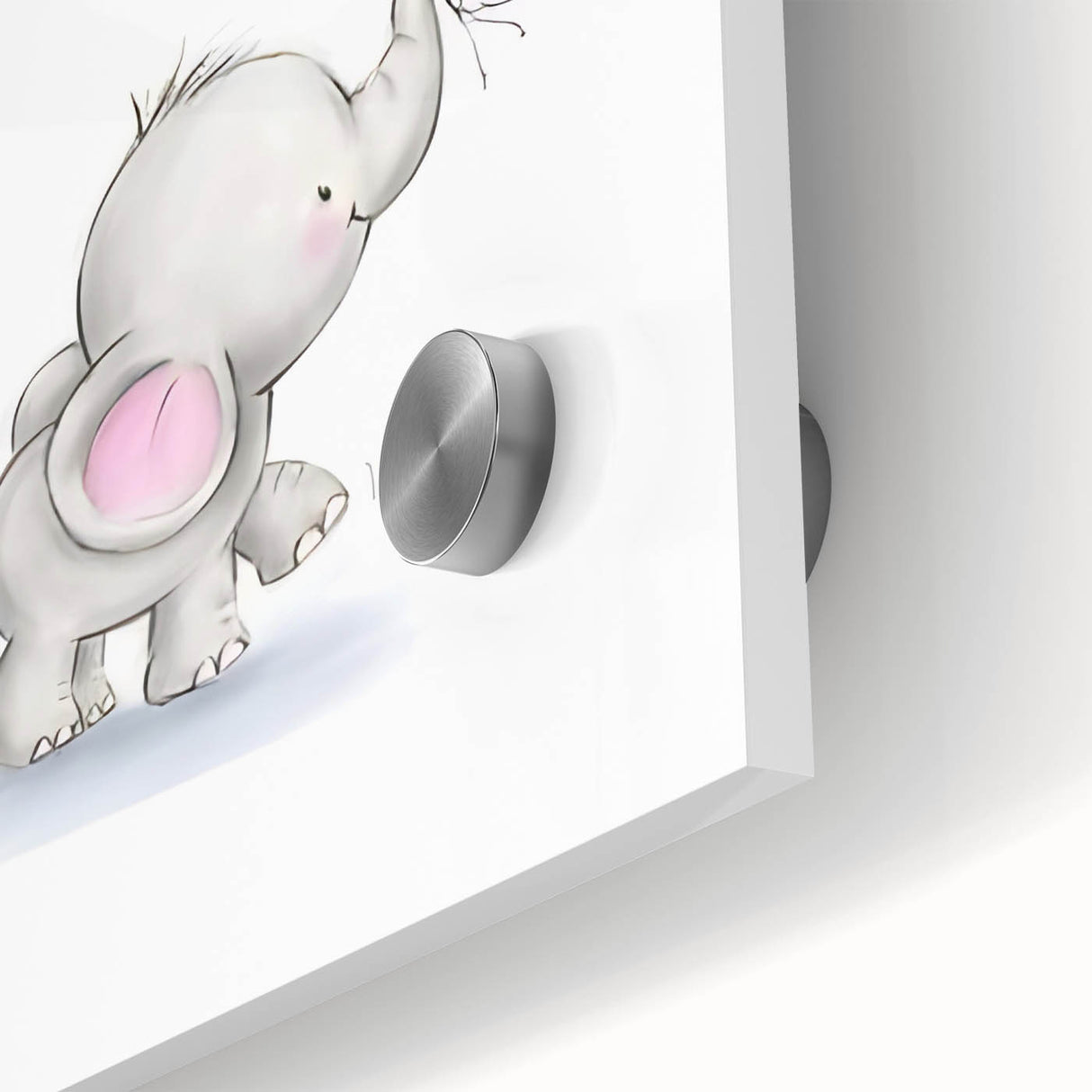 Adorable Elephant & Balloons Girls Room Wall Art - Playful Decor