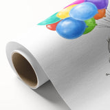 Adorable Elephant & Balloons Girls Room Wall Art - Playful Decor