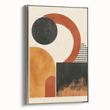 Acrylic Dining Room Artwork – Bold Geometric Canvas Print