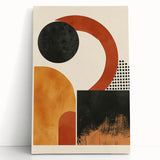 Acrylic Dining Room Artwork – Bold Geometric Canvas Print