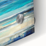 Ocean Breeze Abstract Wall Art – Blue & Teal Modern Canvas Print
