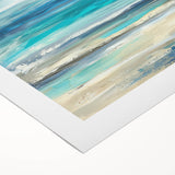 Ocean Breeze Abstract Wall Art – Blue & Teal Modern Canvas Print