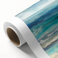Ocean Breeze Abstract Wall Art – Blue & Teal Modern Canvas Print