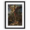 Baroque Archangel Michael Wall Art – Triumph of Divine Justice