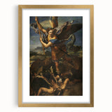 Baroque Archangel Michael Wall Art – Triumph of Divine Justice