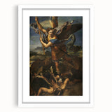 Baroque Archangel Michael Wall Art – Triumph of Divine Justice