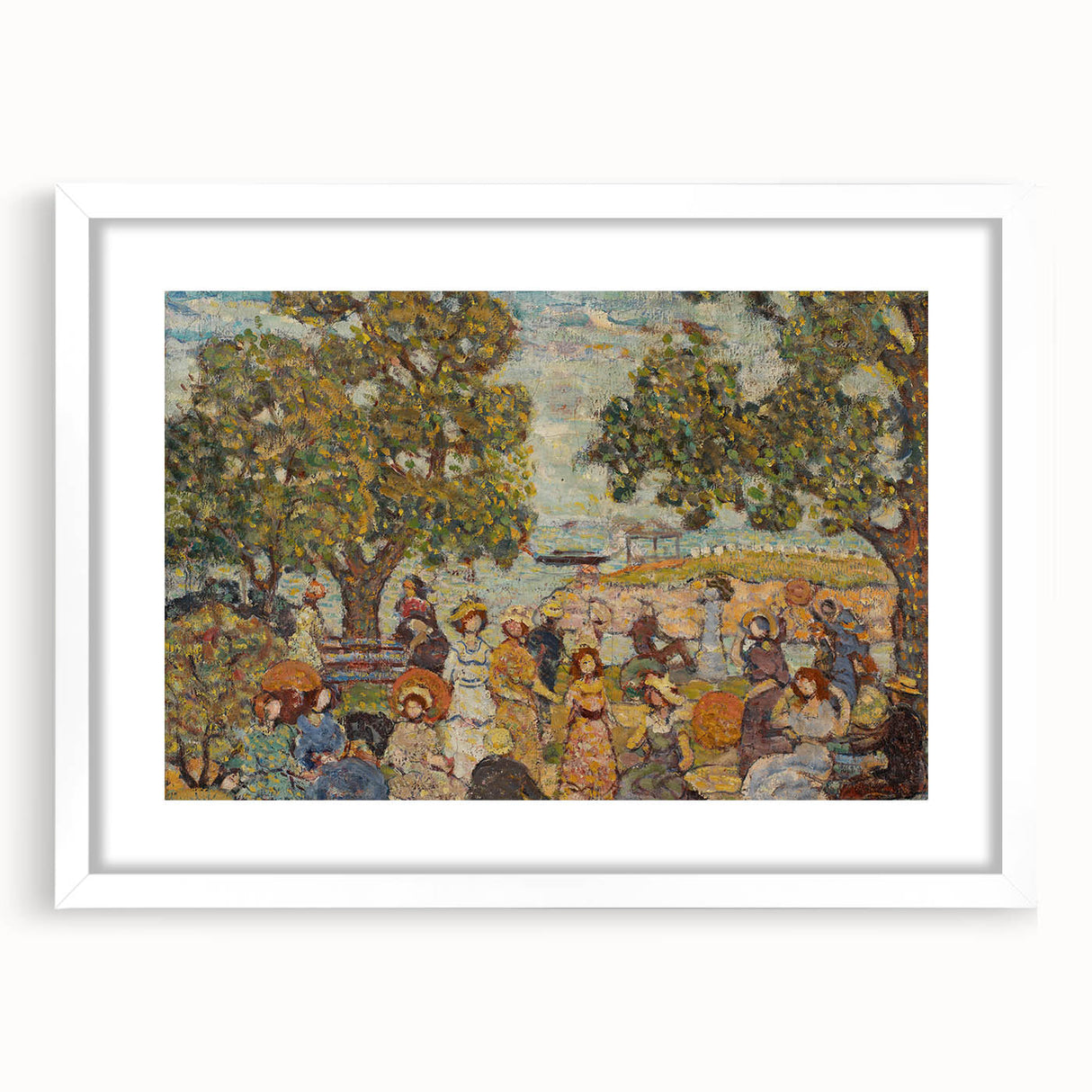 Landscape with Figures - Maurice Prendergast Impressionist Print