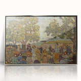 Landscape with Figures - Maurice Prendergast Impressionist Print