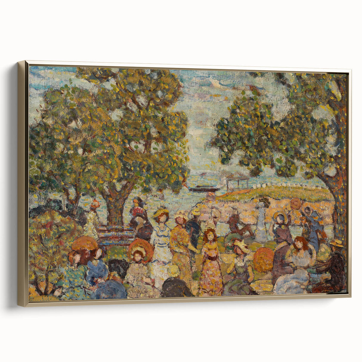 Landscape with Figures - Maurice Prendergast Impressionist Print
