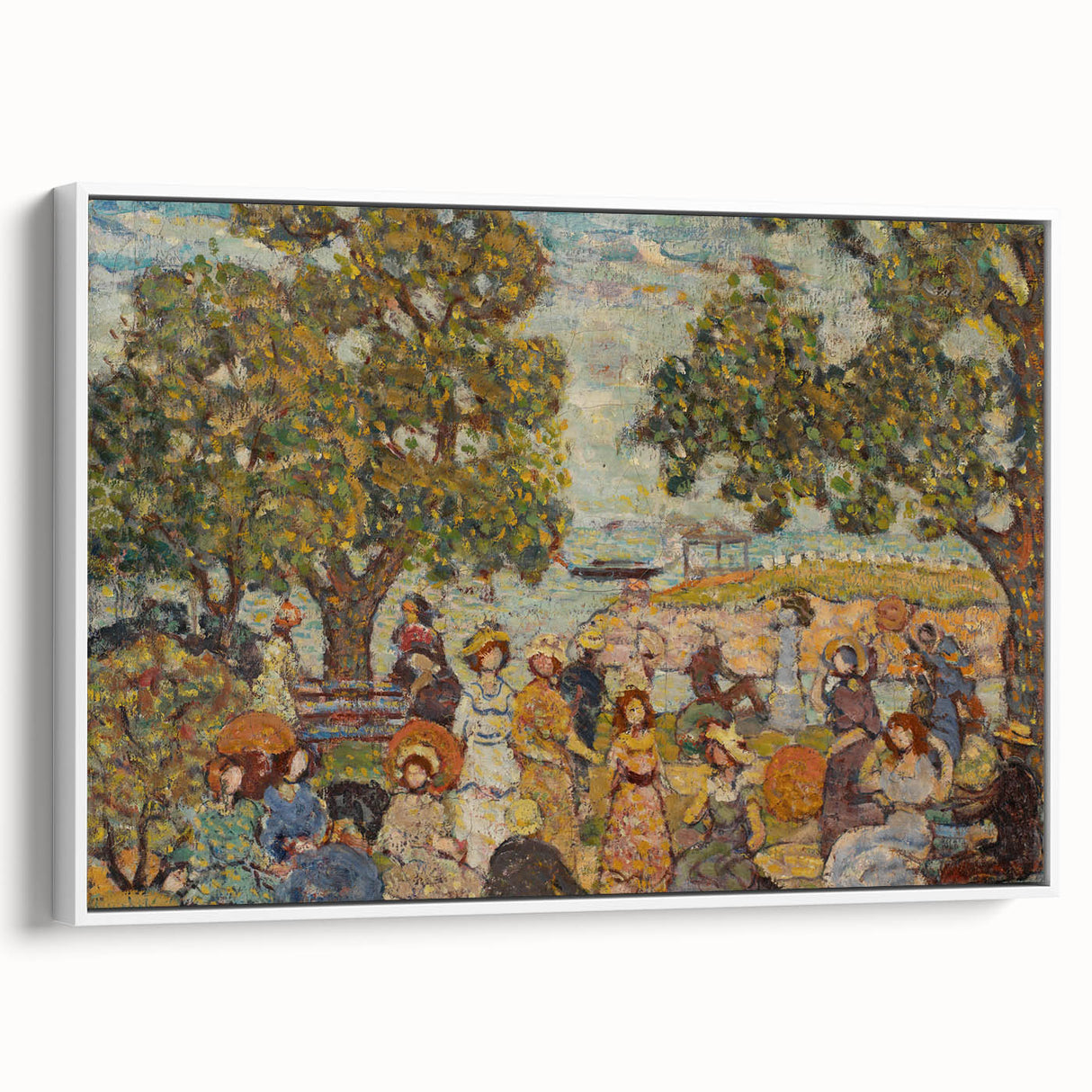 Landscape with Figures - Maurice Prendergast Impressionist Print