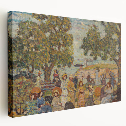 Landscape with Figures - Maurice Prendergast Impressionist Print