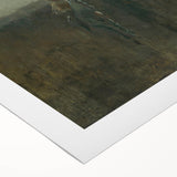 Modern Wall Art - Atmospheric Landscape with Rider for Tranquil Decor