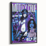 Mötley Crüe Final Tour Poster – Vintage Rock Art with Alice Cooper