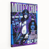 Mötley Crüe Final Tour Poster – Vintage Rock Art with Alice Cooper