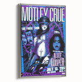 Mötley Crüe Final Tour Poster – Vintage Rock Art with Alice Cooper