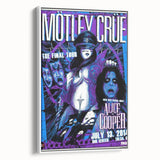Mötley Crüe Final Tour Poster – Vintage Rock Art with Alice Cooper