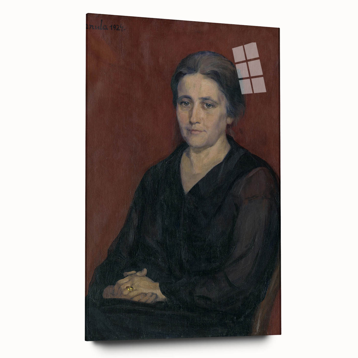 Classical Realism Art Print - The Artist's Wife, 1924 - Timeless Realism Wall Ar