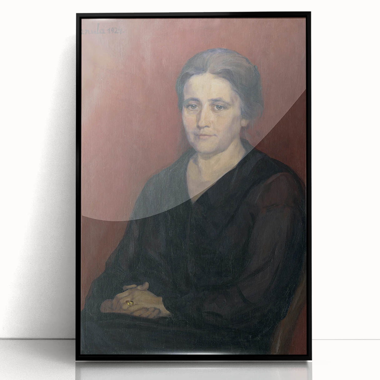 Classical Realism Art Print - The Artist's Wife, 1924 - Timeless Realism Wall Ar