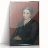 Classical Realism Art Print - The Artist's Wife, 1924 - Timeless Realism Wall Ar