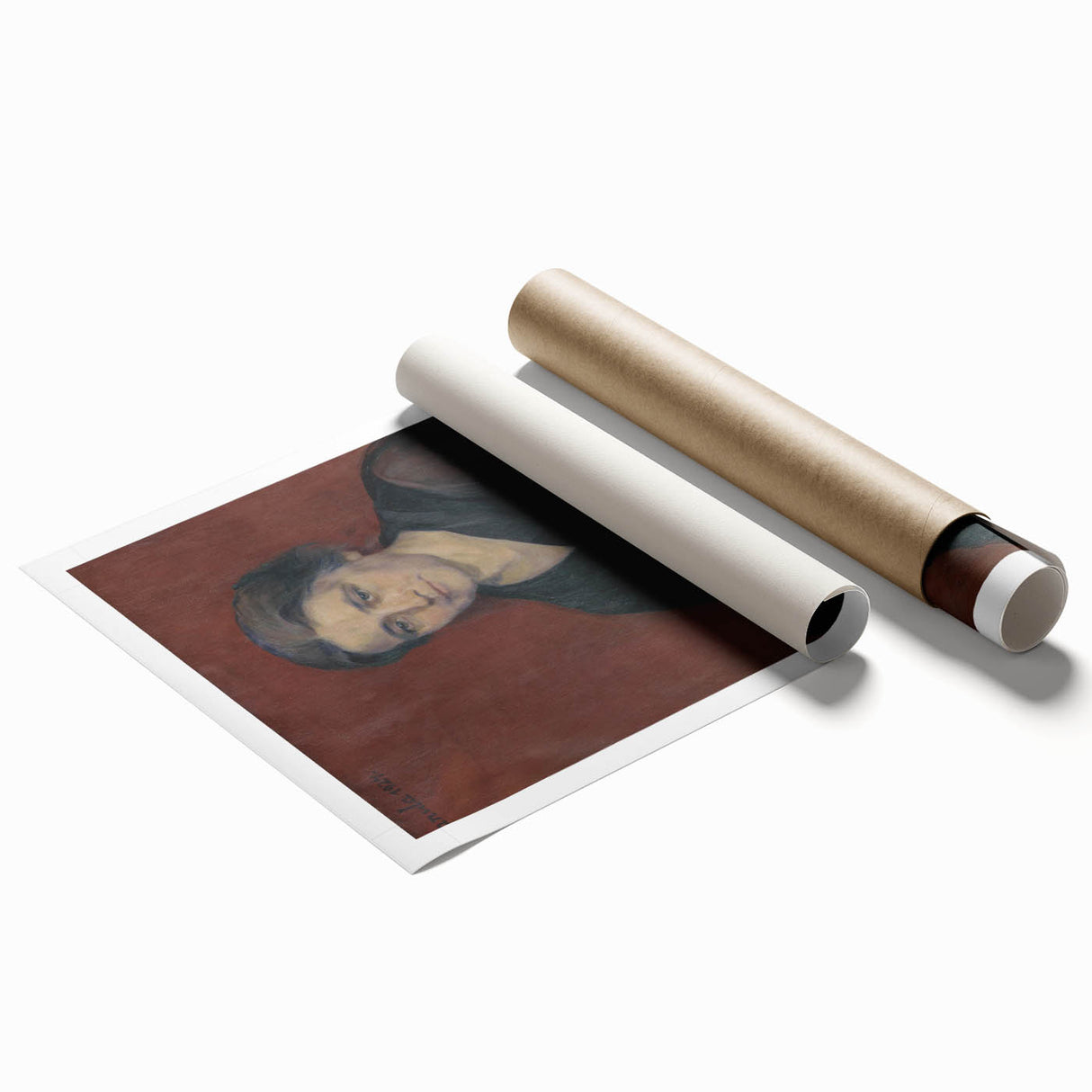 Classical Realism Art Print - The Artist's Wife, 1924 - Timeless Realism Wall Ar