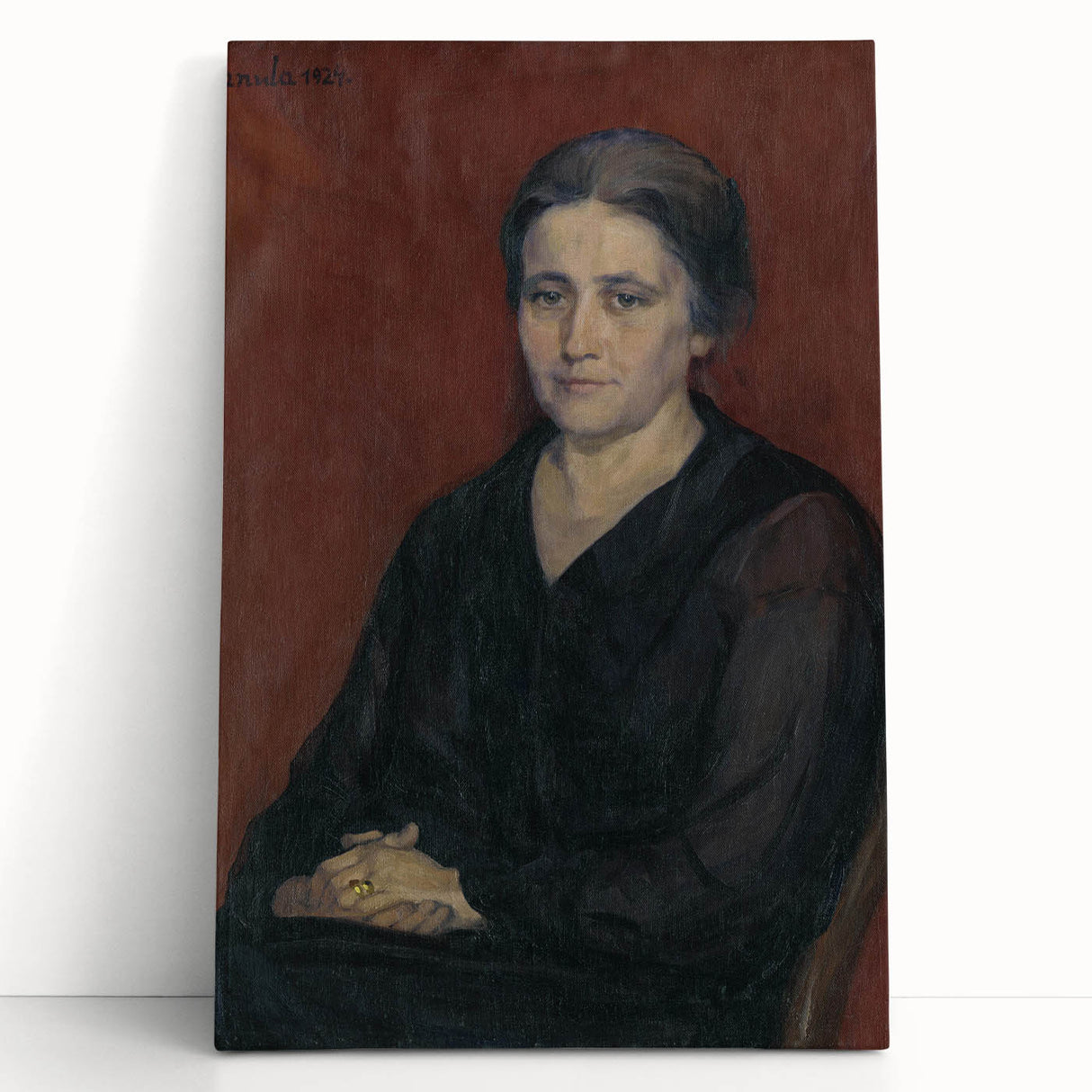 Classical Realism Art Print - The Artist's Wife, 1924 - Timeless Realism Wall Ar