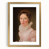 Romantic Art Prints: Suzanne Juel Portrait - Classic Romanticism Canvas